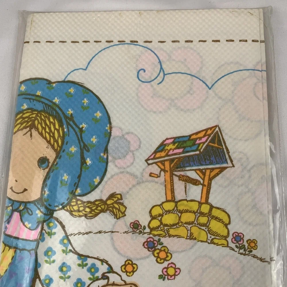 Vtg Holly Hobbie American Greetings Tablecover Made In USA NIP